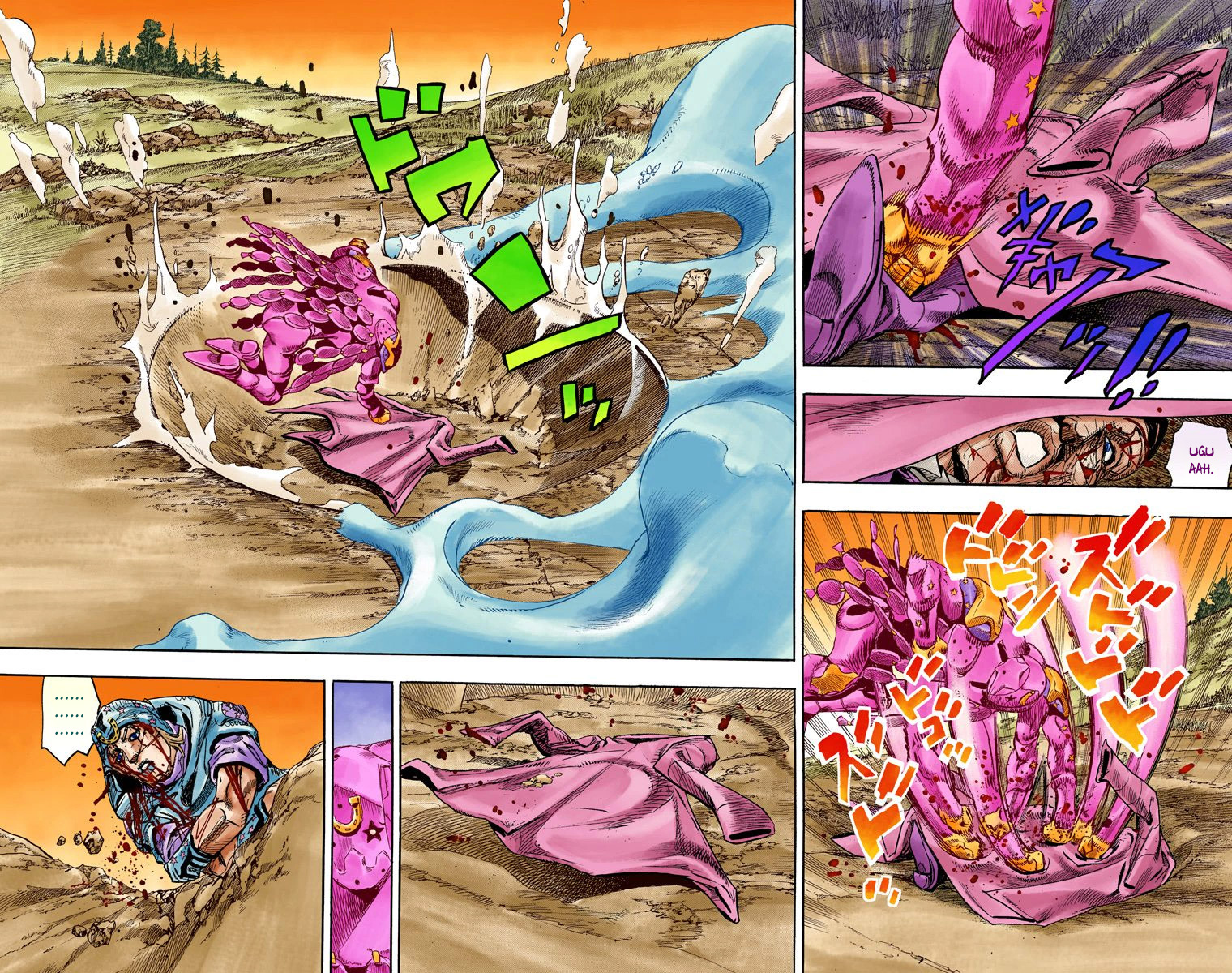 JoJo's Bizarre Adventure Steel Ball Run Colored Manga