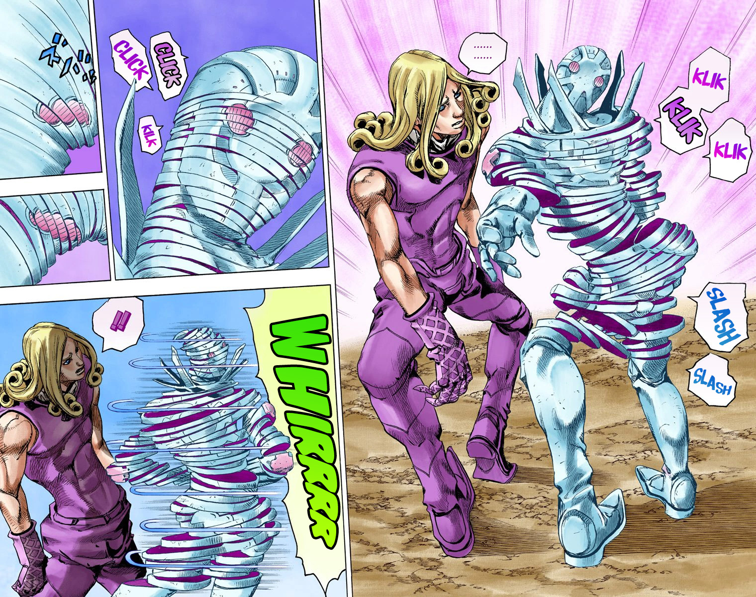 JoJo's Bizarre Adventure Steel Ball Run Colored Manga