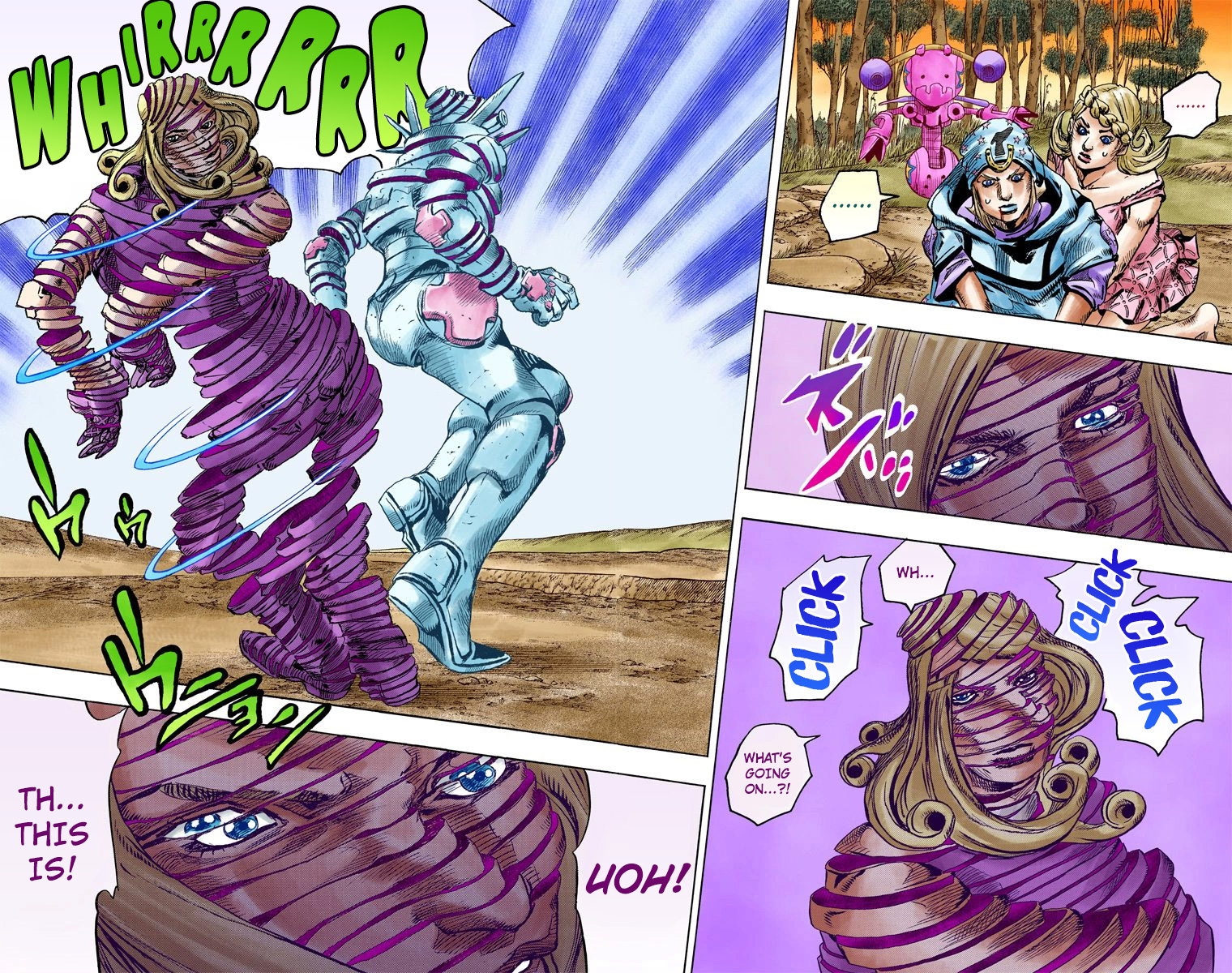 JoJo's Bizarre Adventure Steel Ball Run Colored Manga
