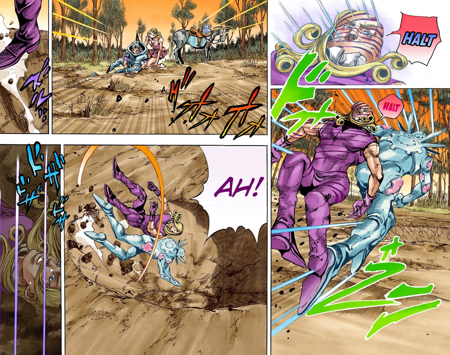 JoJo's Bizarre Adventure Steel Ball Run Colored Manga