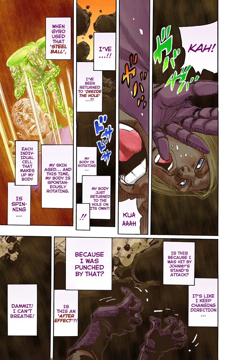JoJo's Bizarre Adventure Steel Ball Run Colored Manga