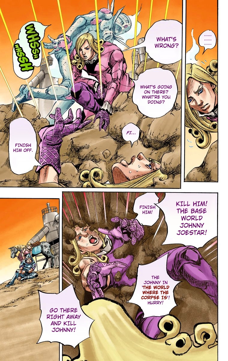 JoJo's Bizarre Adventure Steel Ball Run Colored Manga