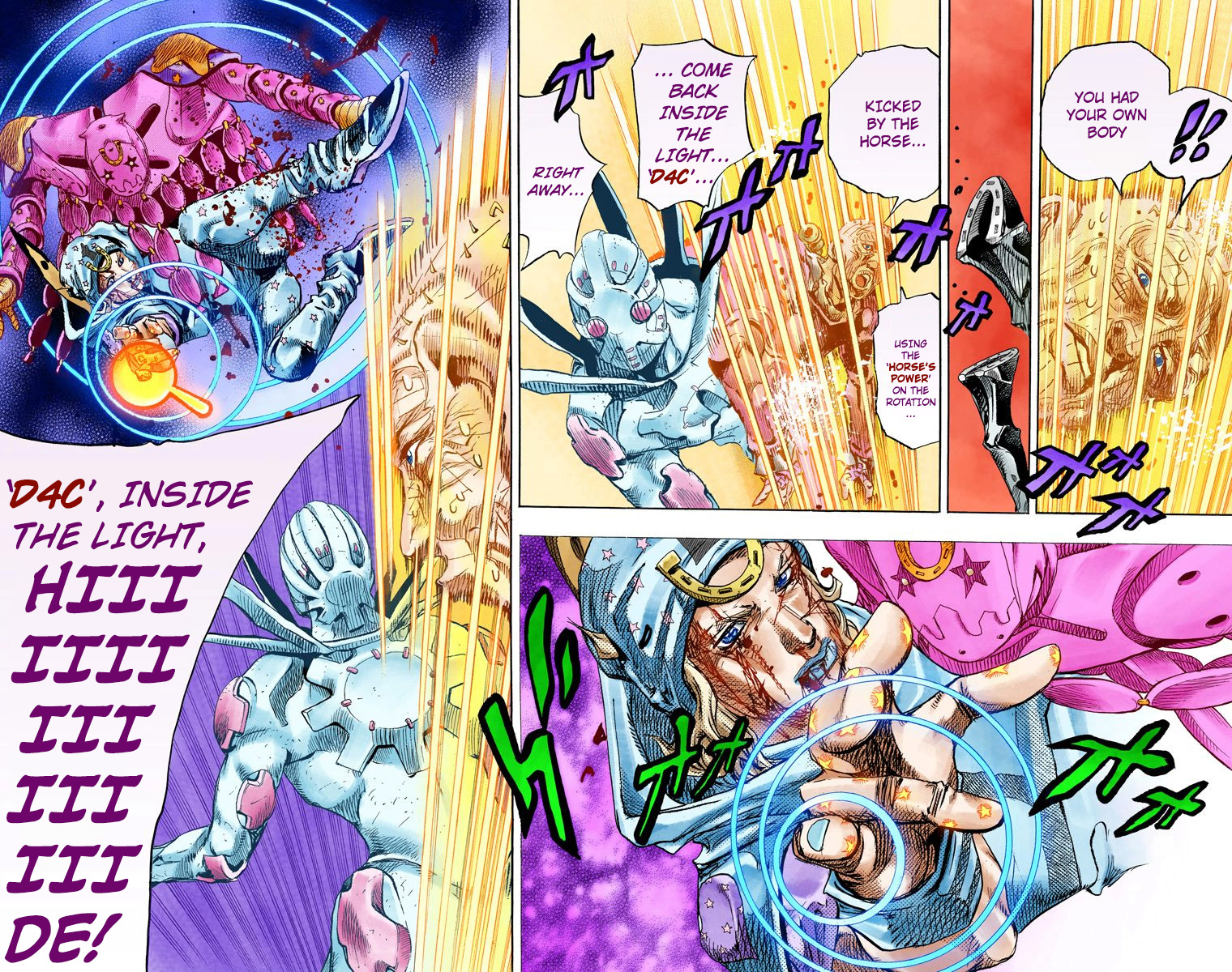 JoJo's Bizarre Adventure Steel Ball Run Colored Manga