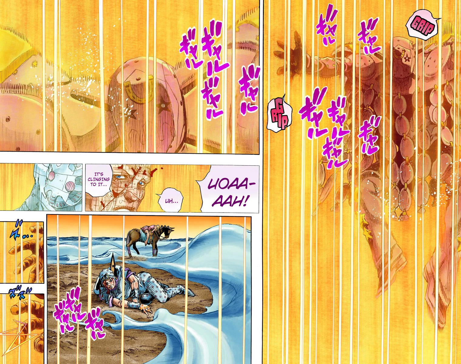 JoJo's Bizarre Adventure Steel Ball Run Colored Manga