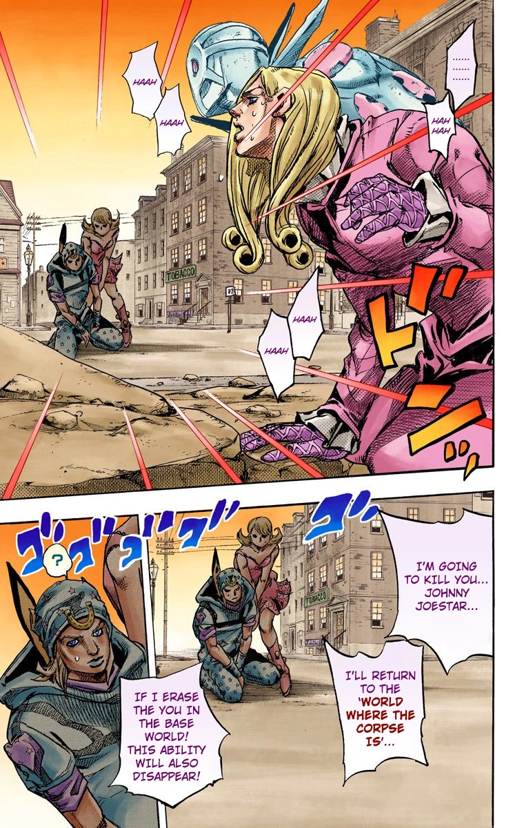 JoJo's Bizarre Adventure Steel Ball Run Colored Manga