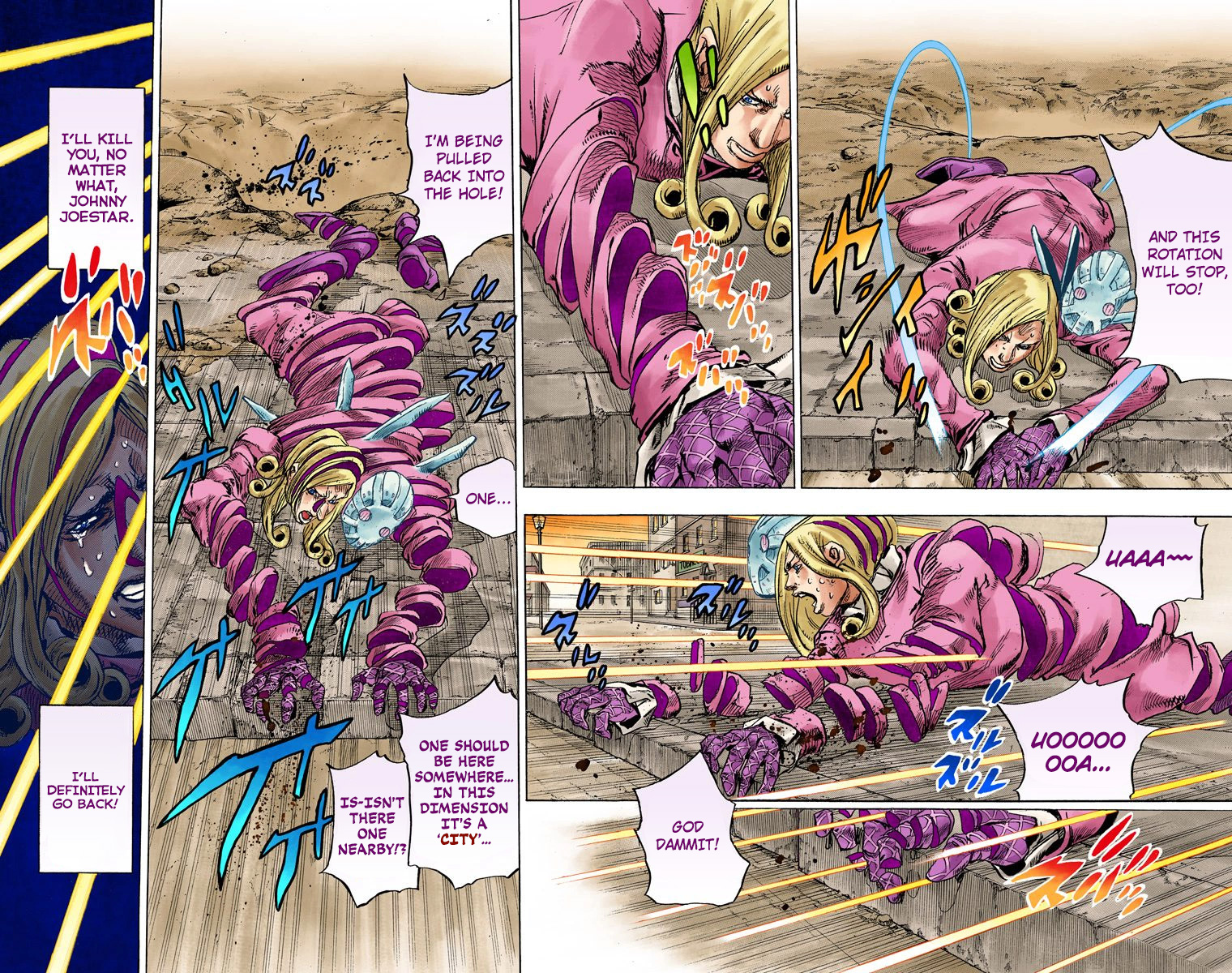 JoJo's Bizarre Adventure Steel Ball Run Colored Manga