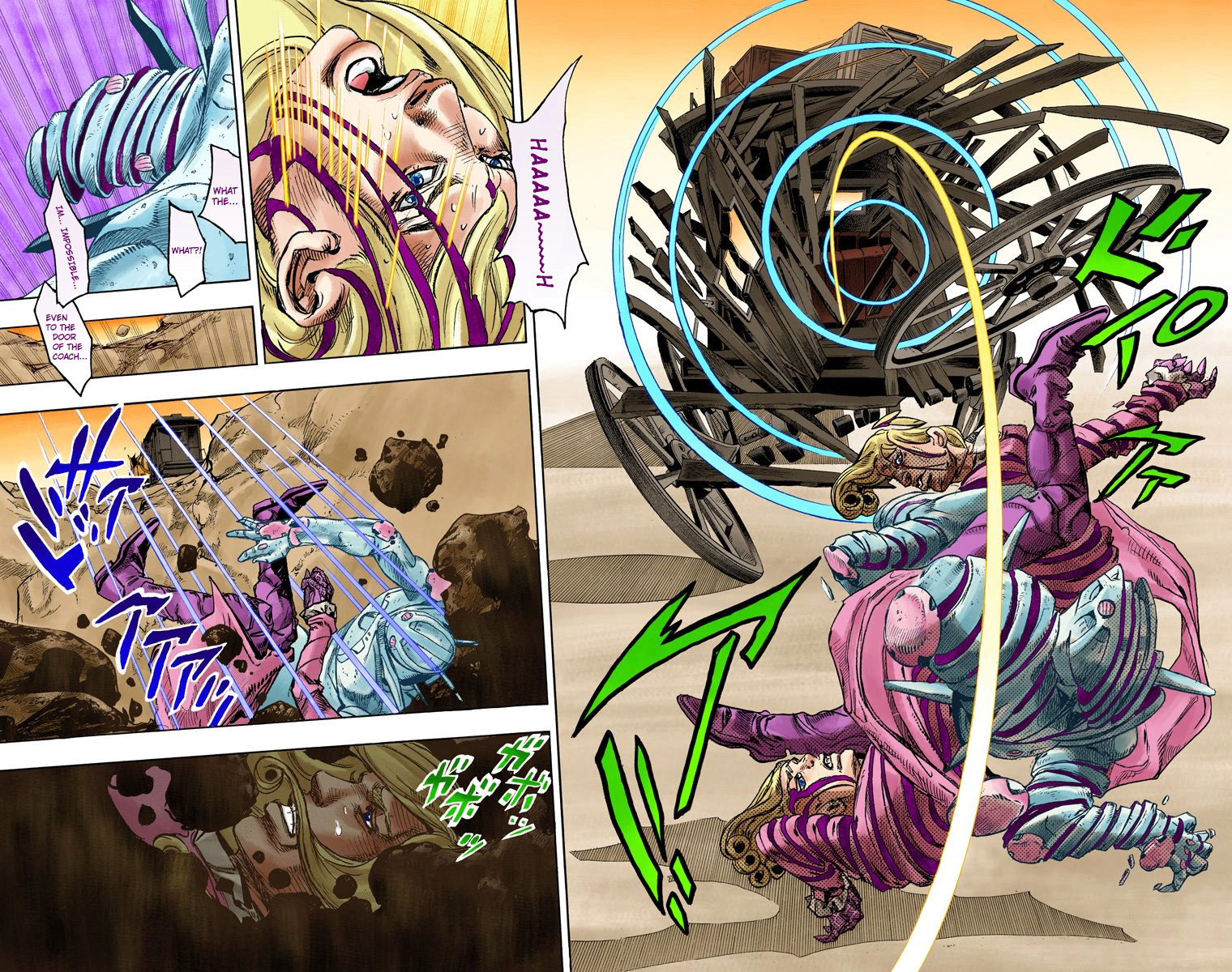 JoJo's Bizarre Adventure Steel Ball Run Colored Manga