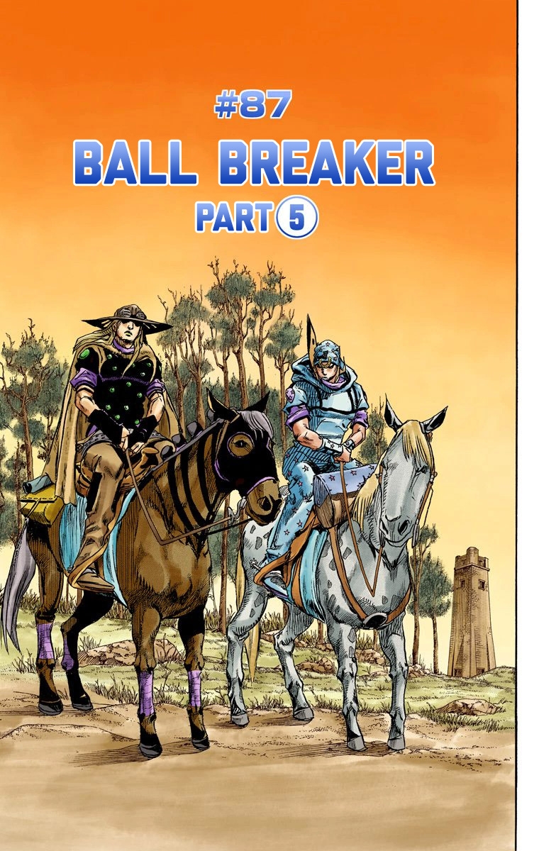 JoJo's Bizarre Adventure Steel Ball Run Colored Manga