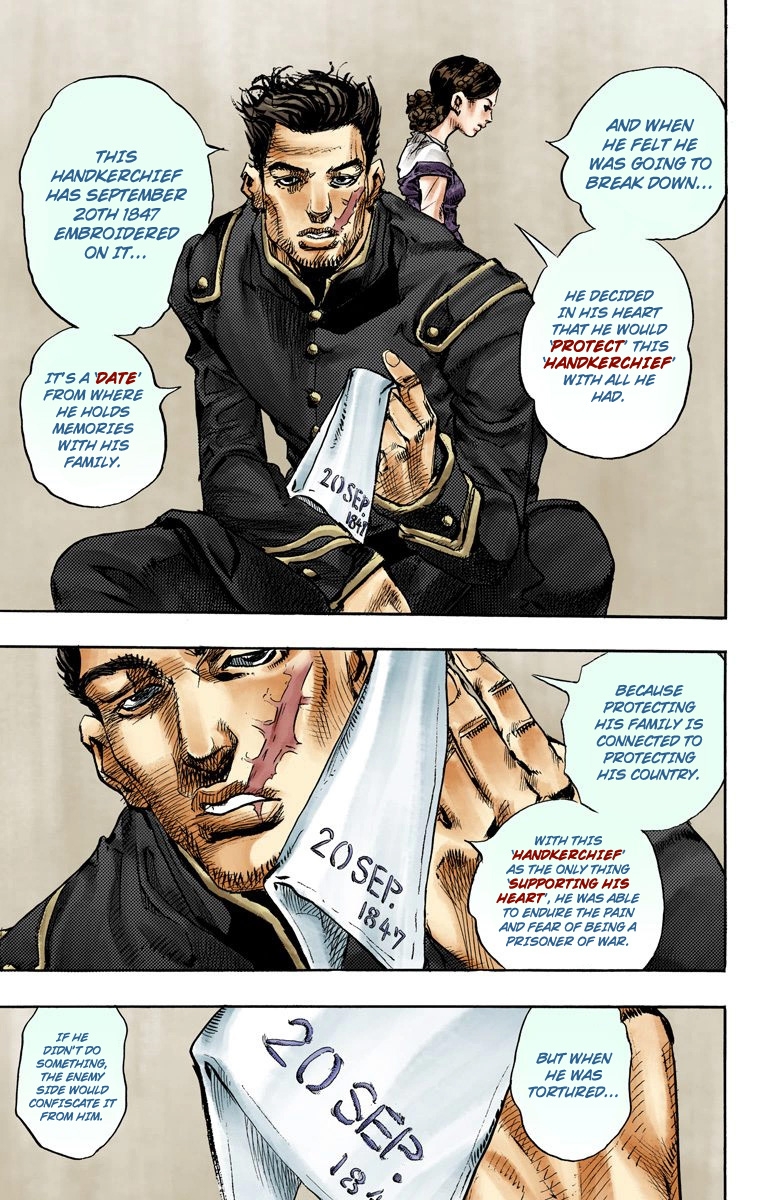 JoJo's Bizarre Adventure Steel Ball Run Colored Manga