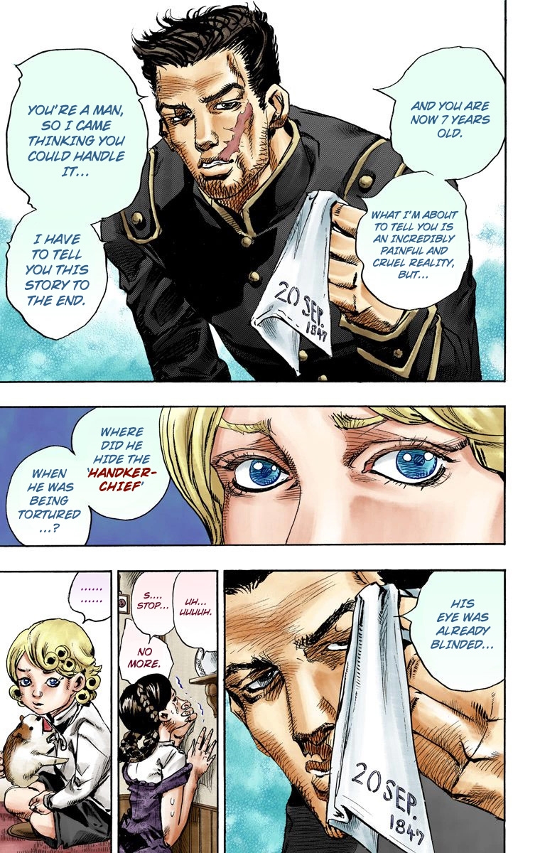 JoJo's Bizarre Adventure Steel Ball Run Colored Manga