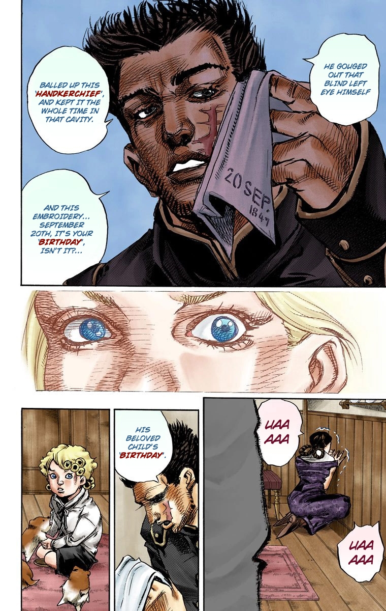 JoJo's Bizarre Adventure Steel Ball Run Colored Manga