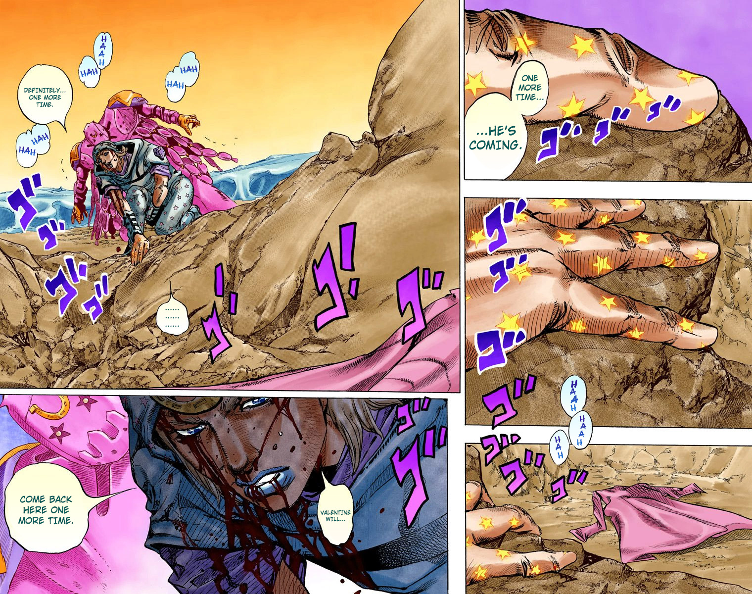 JoJo's Bizarre Adventure Steel Ball Run Colored Manga