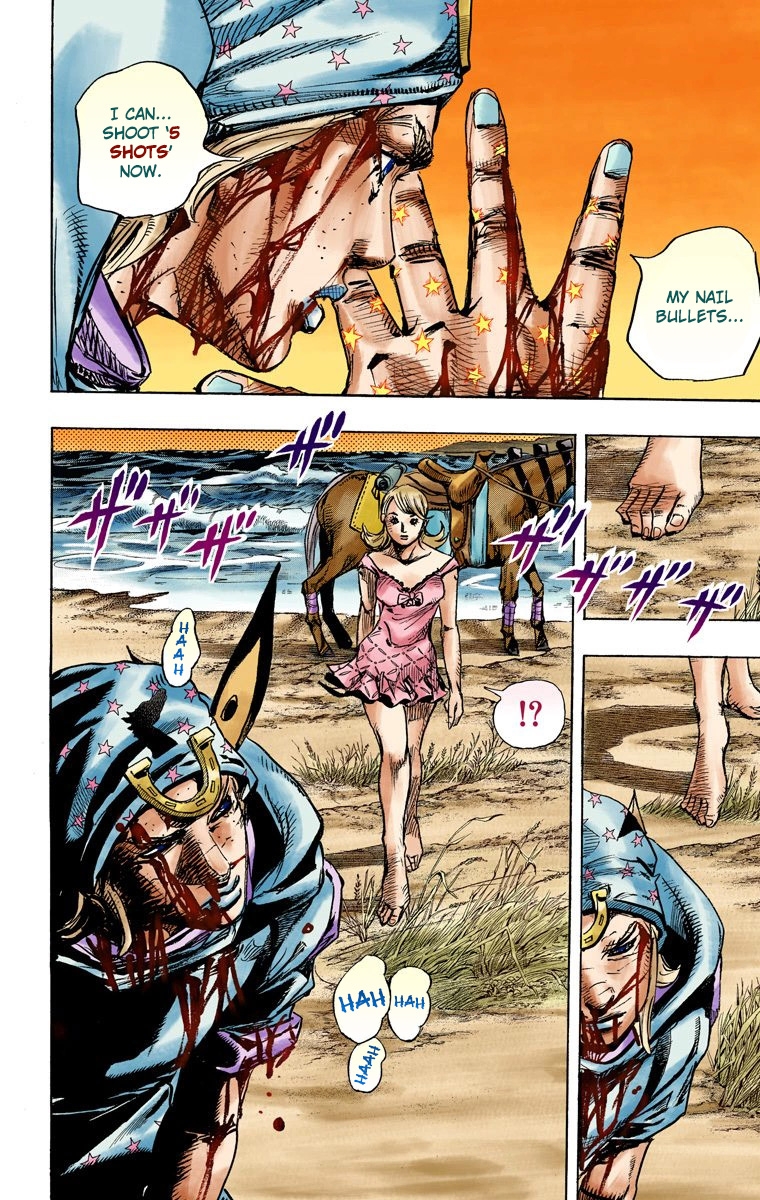 JoJo's Bizarre Adventure Steel Ball Run Colored Manga