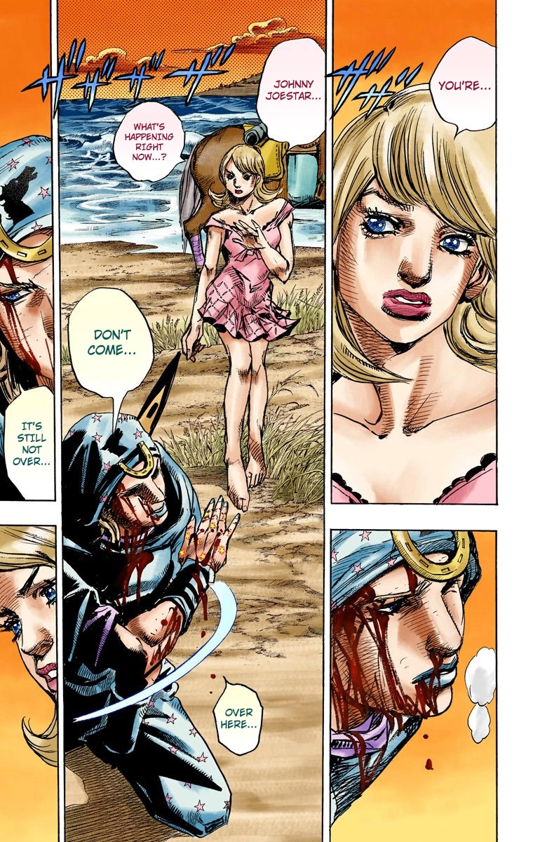 JoJo's Bizarre Adventure Steel Ball Run Colored Manga