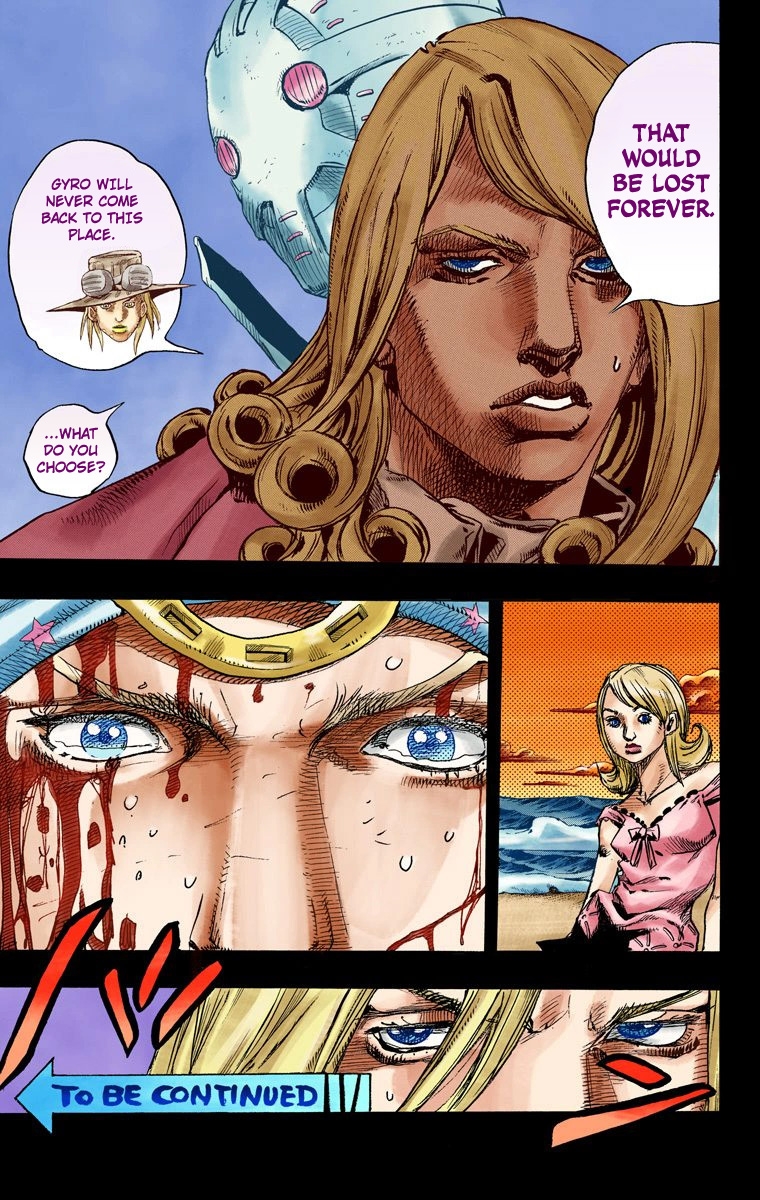 JoJo's Bizarre Adventure Steel Ball Run Colored Manga