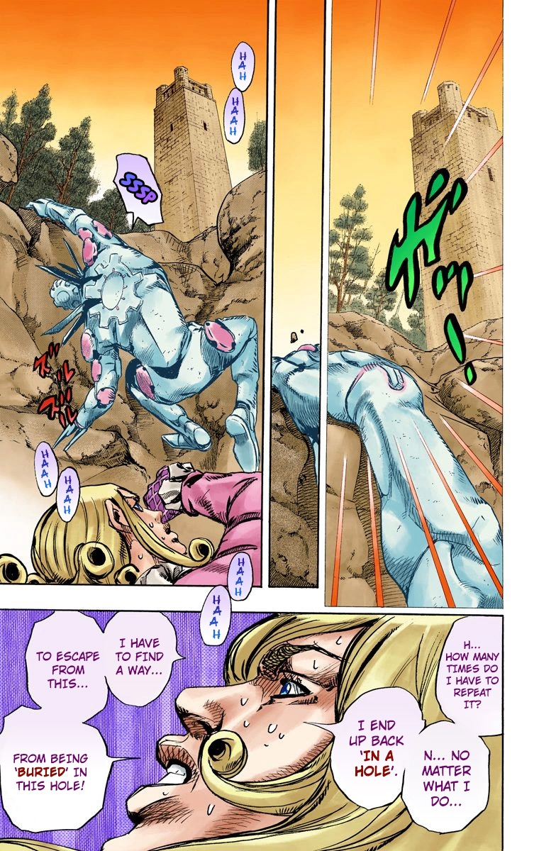 JoJo's Bizarre Adventure Steel Ball Run Colored Manga