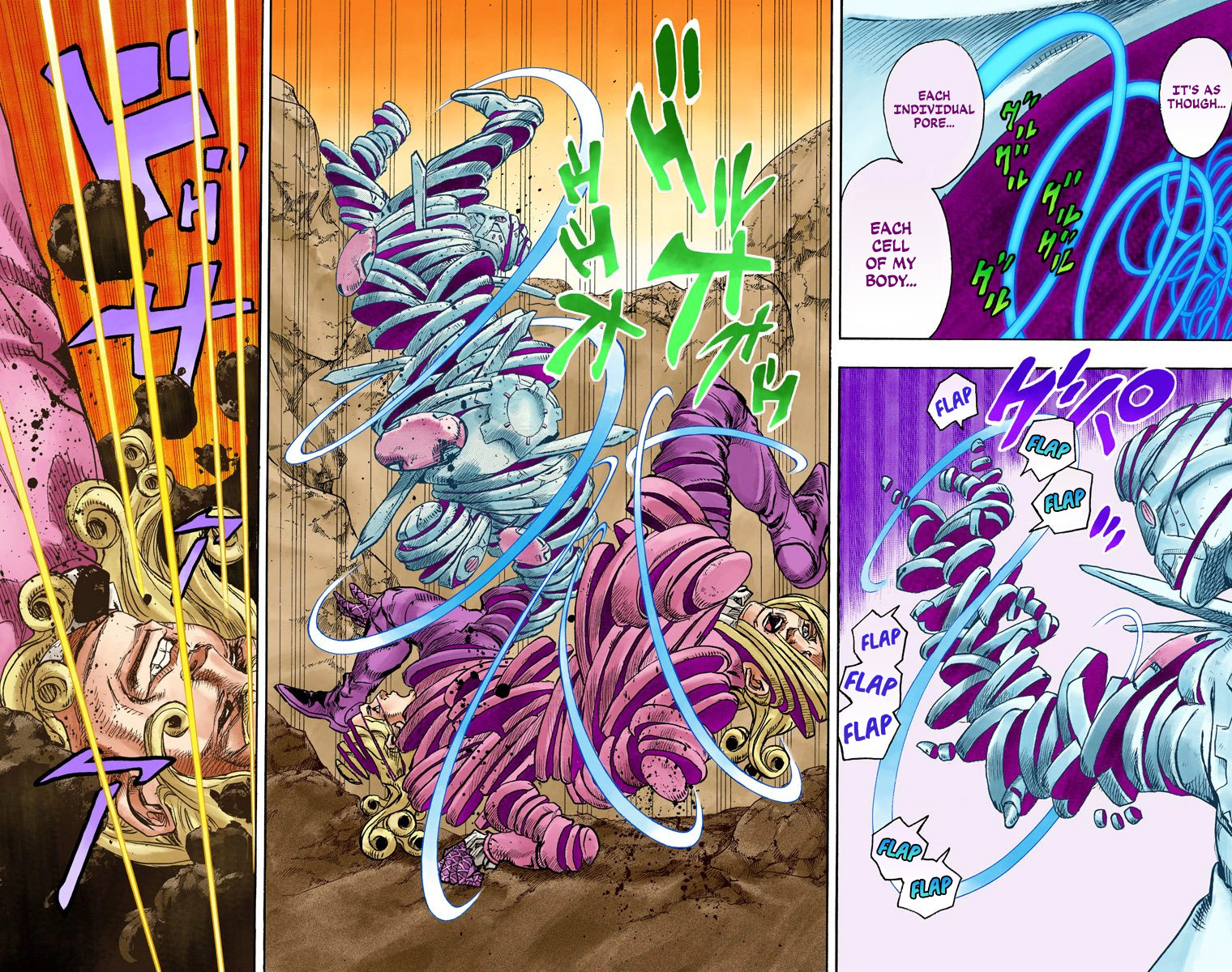 JoJo's Bizarre Adventure Steel Ball Run Colored Manga