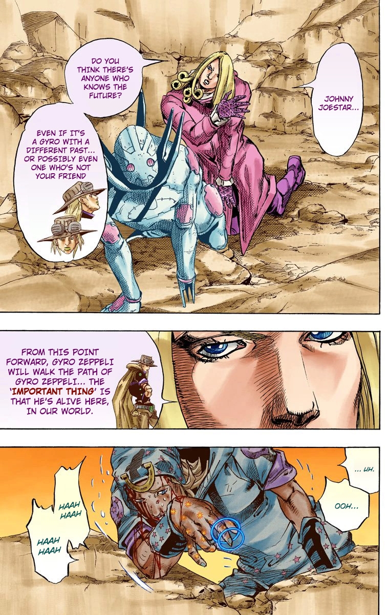 JoJo's Bizarre Adventure Steel Ball Run Colored Manga