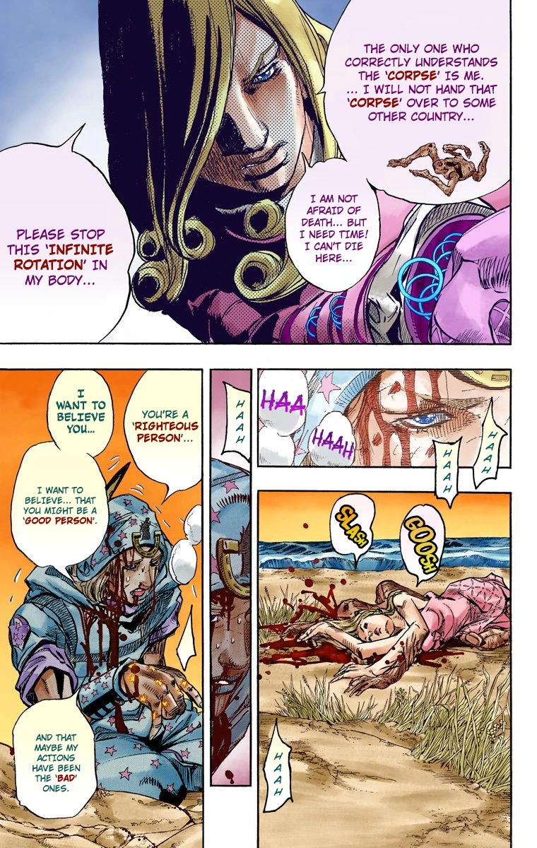 JoJo's Bizarre Adventure Steel Ball Run Colored Manga