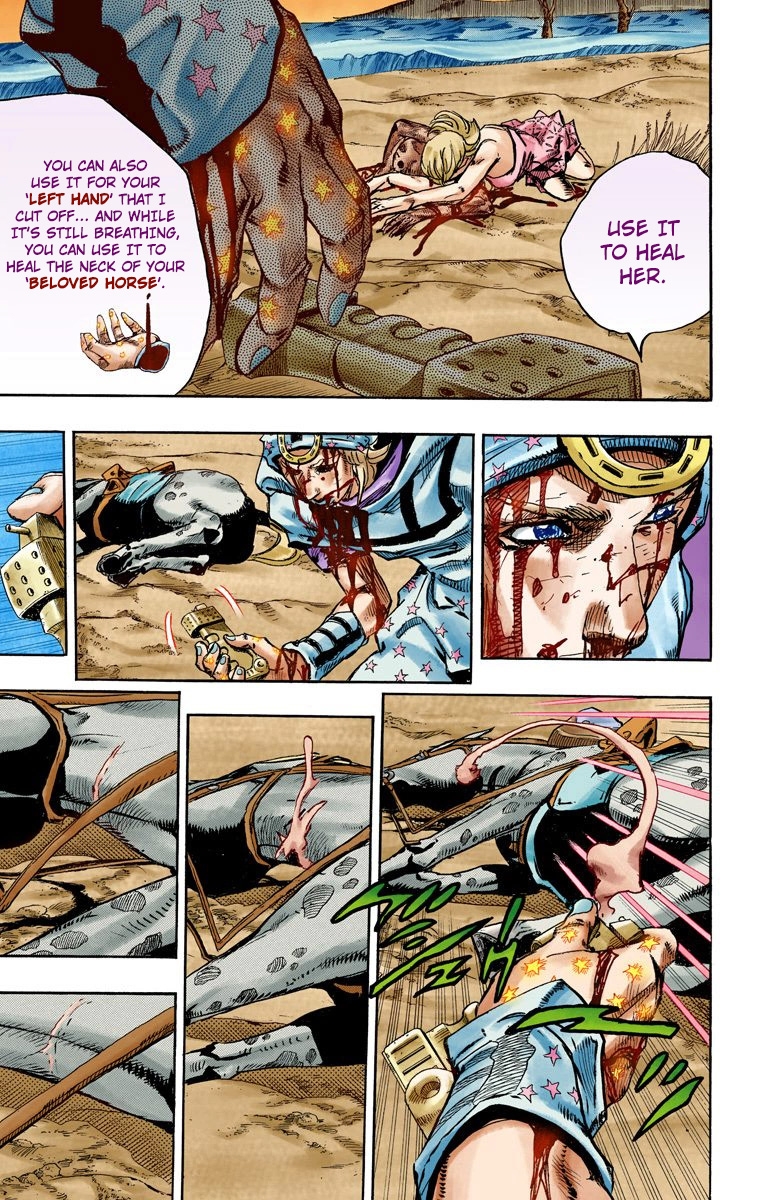 JoJo's Bizarre Adventure Steel Ball Run Colored Manga