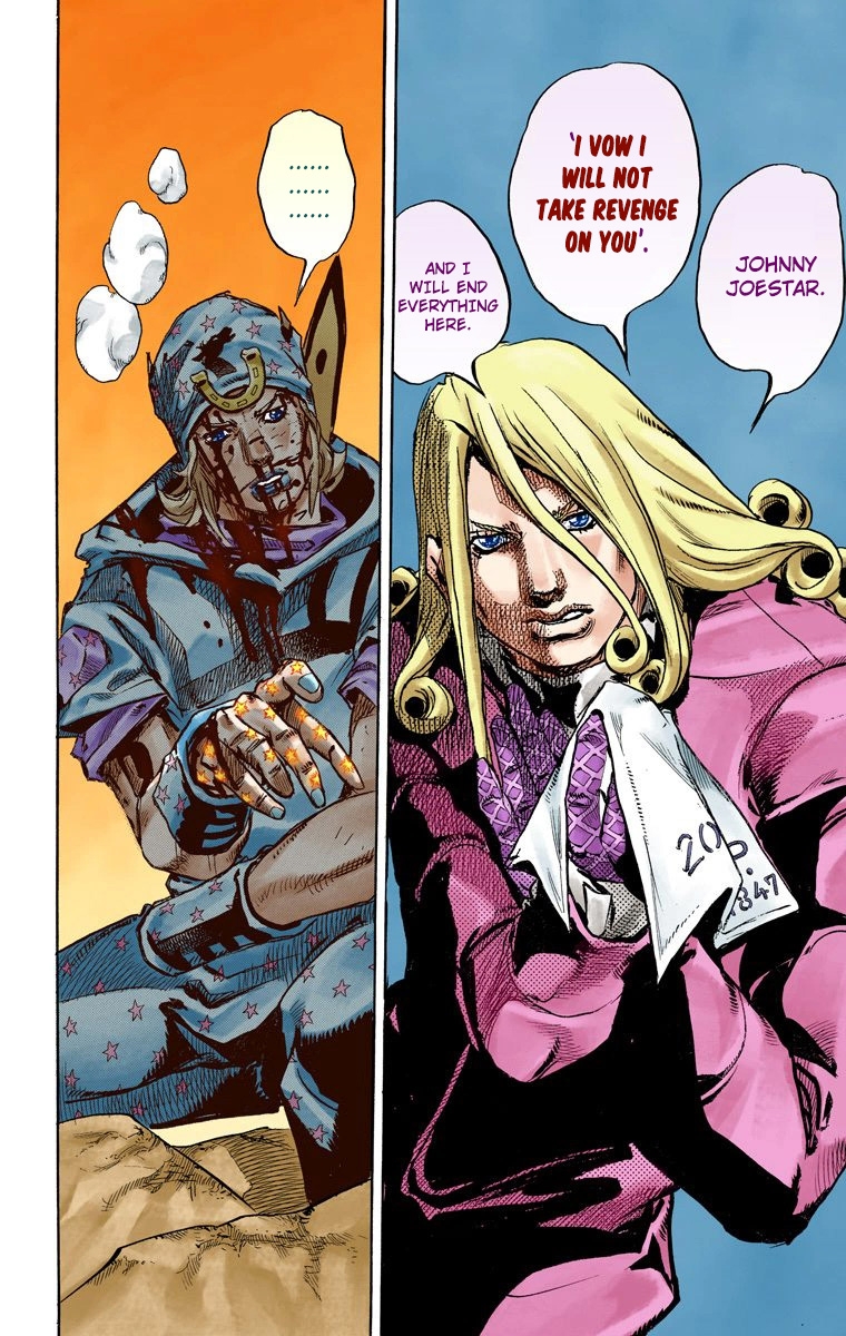 JoJo's Bizarre Adventure Steel Ball Run Colored Manga
