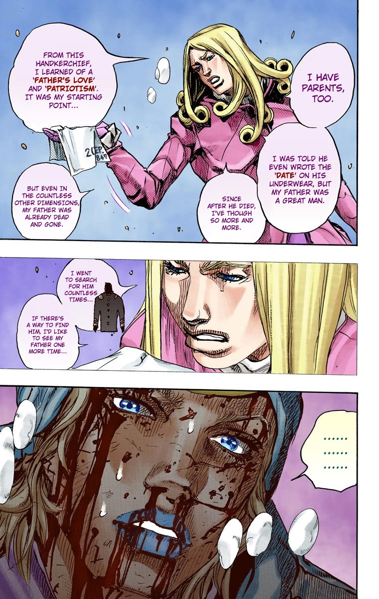 JoJo's Bizarre Adventure Steel Ball Run Colored Manga