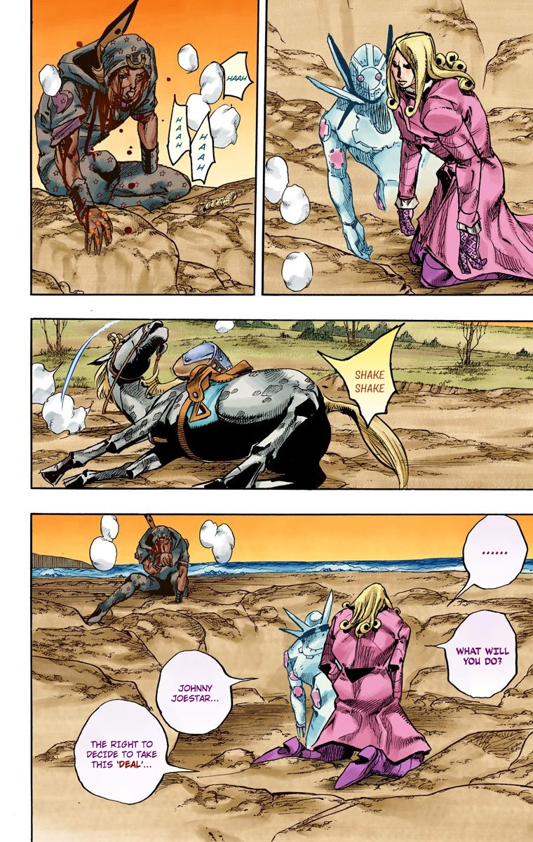 JoJo's Bizarre Adventure Steel Ball Run Colored Manga
