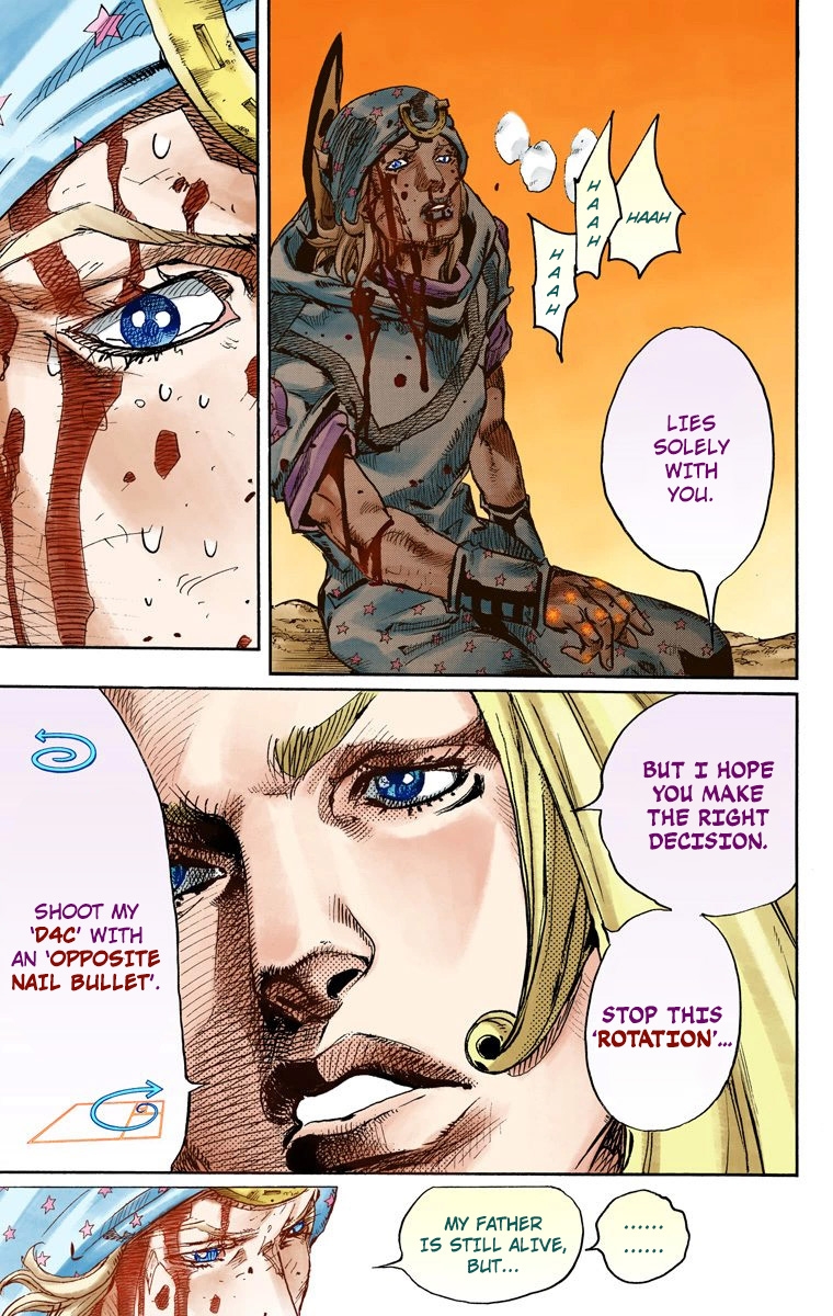 JoJo's Bizarre Adventure Steel Ball Run Colored Manga