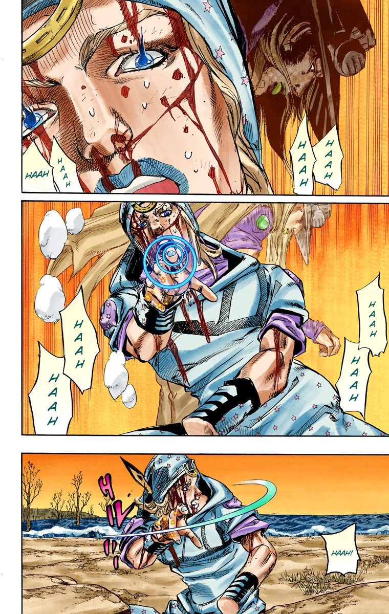 JoJo's Bizarre Adventure Steel Ball Run Colored Manga