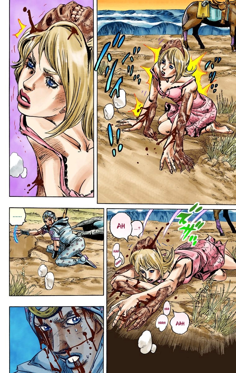 JoJo's Bizarre Adventure Steel Ball Run Colored Manga