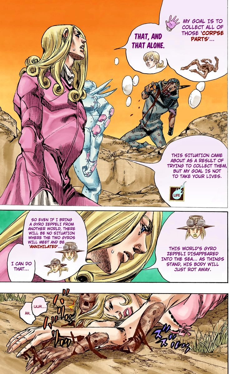 JoJo's Bizarre Adventure Steel Ball Run Colored Manga