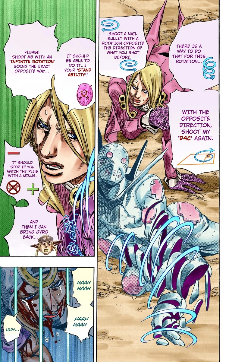 JoJo's Bizarre Adventure Steel Ball Run Colored Manga