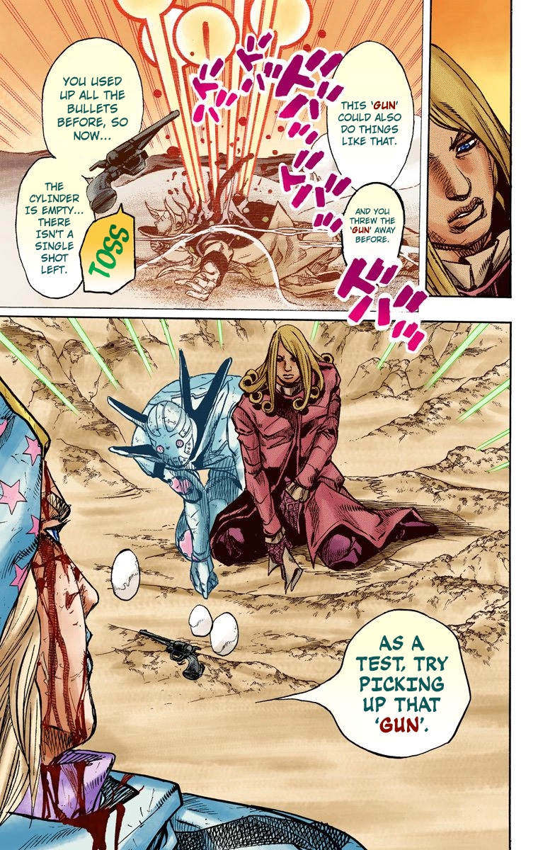 JoJo's Bizarre Adventure Steel Ball Run Colored Manga