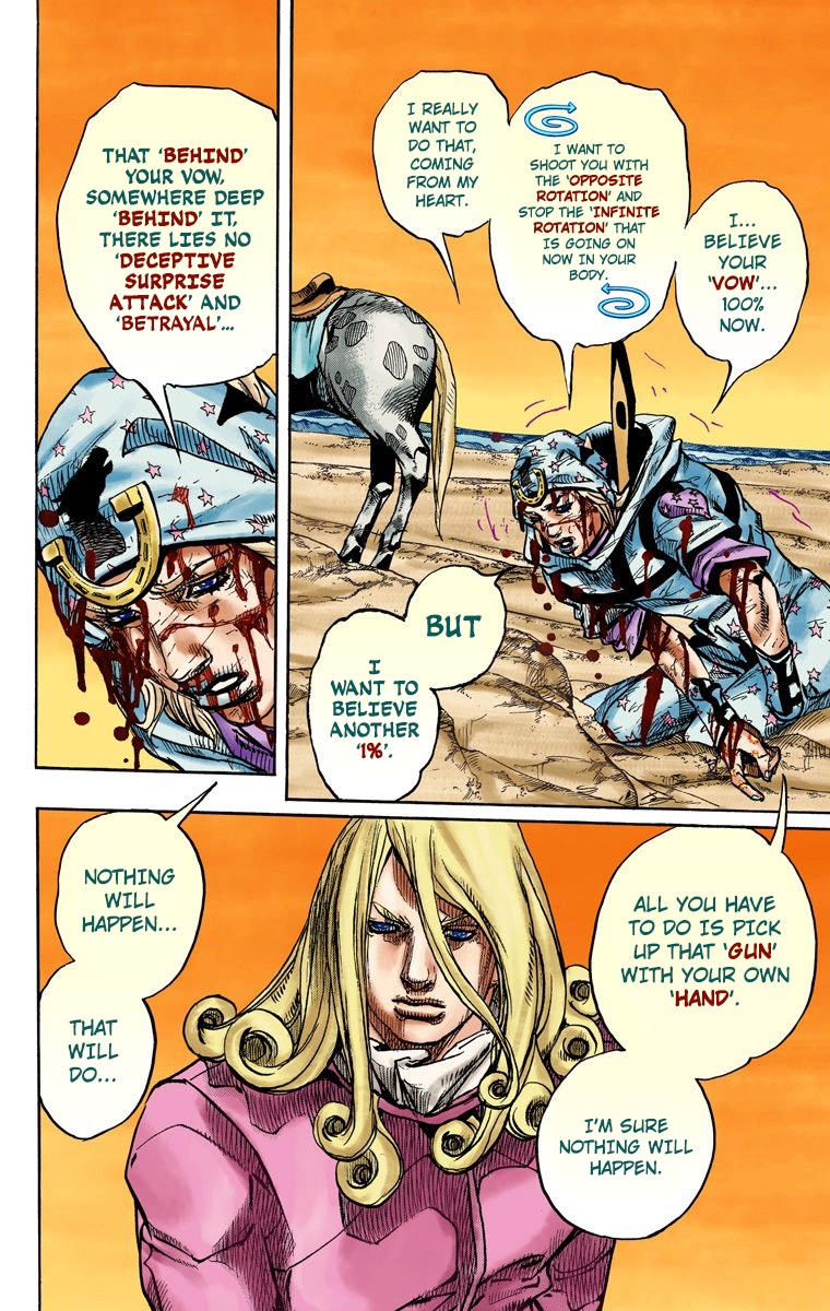 JoJo's Bizarre Adventure Steel Ball Run Colored Manga