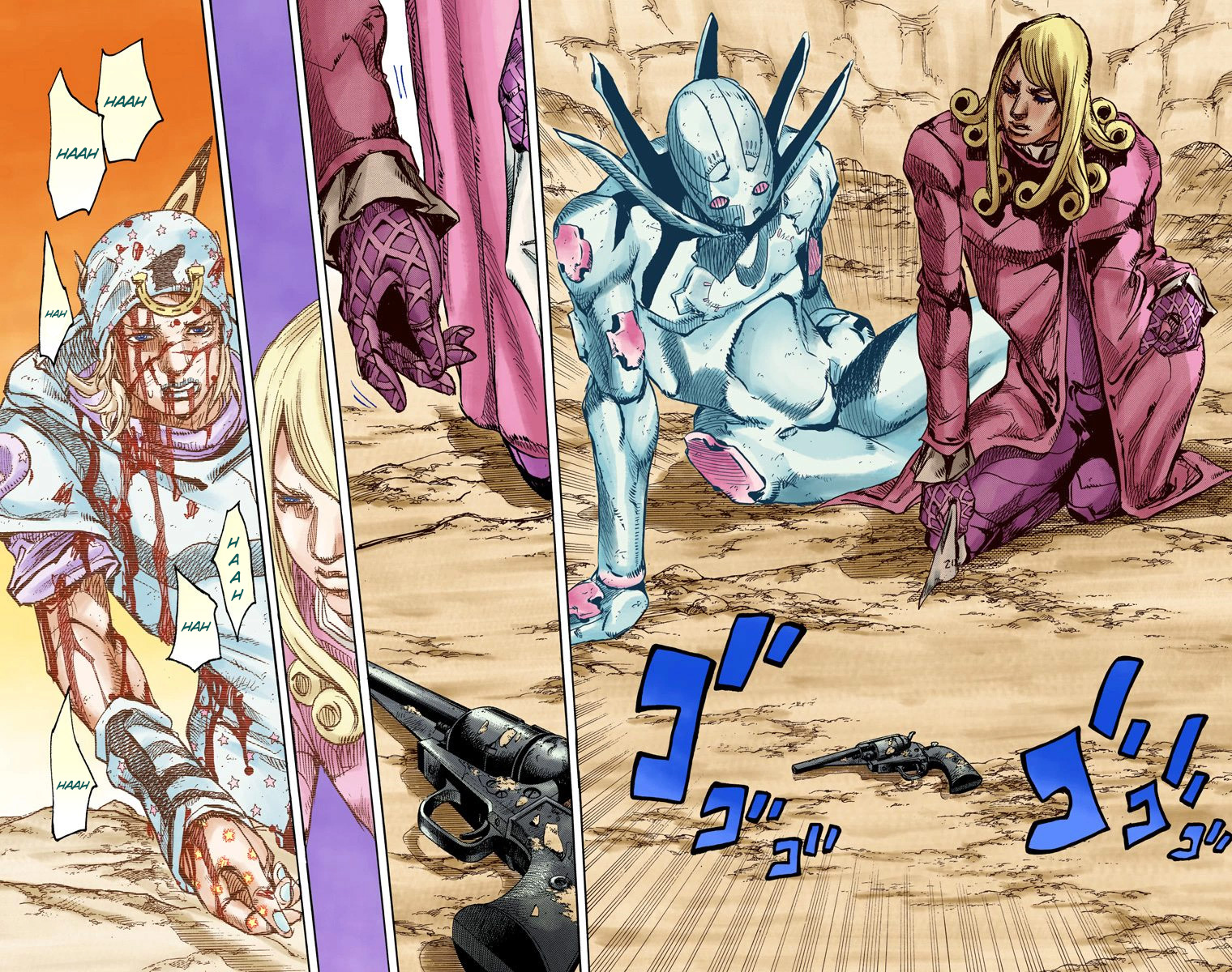 JoJo's Bizarre Adventure Steel Ball Run Colored Manga