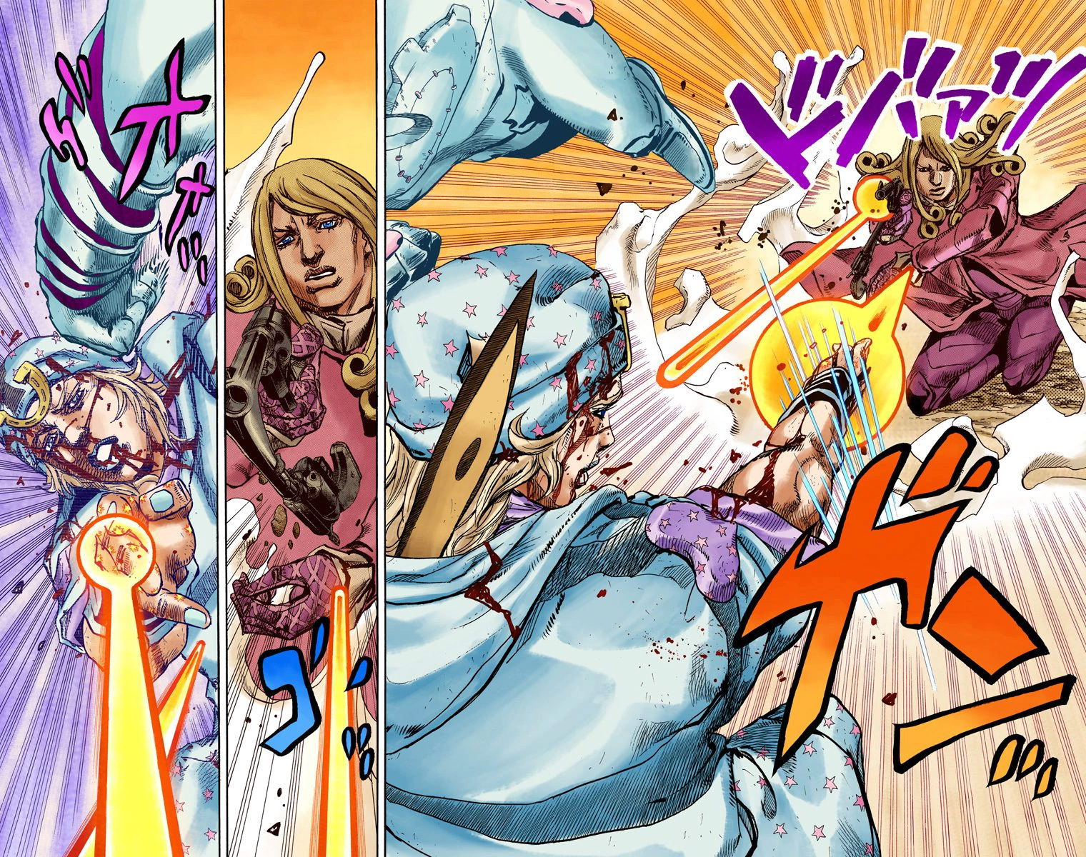 JoJo's Bizarre Adventure Steel Ball Run Colored Manga