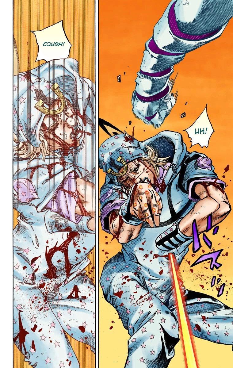 JoJo's Bizarre Adventure Steel Ball Run Colored Manga