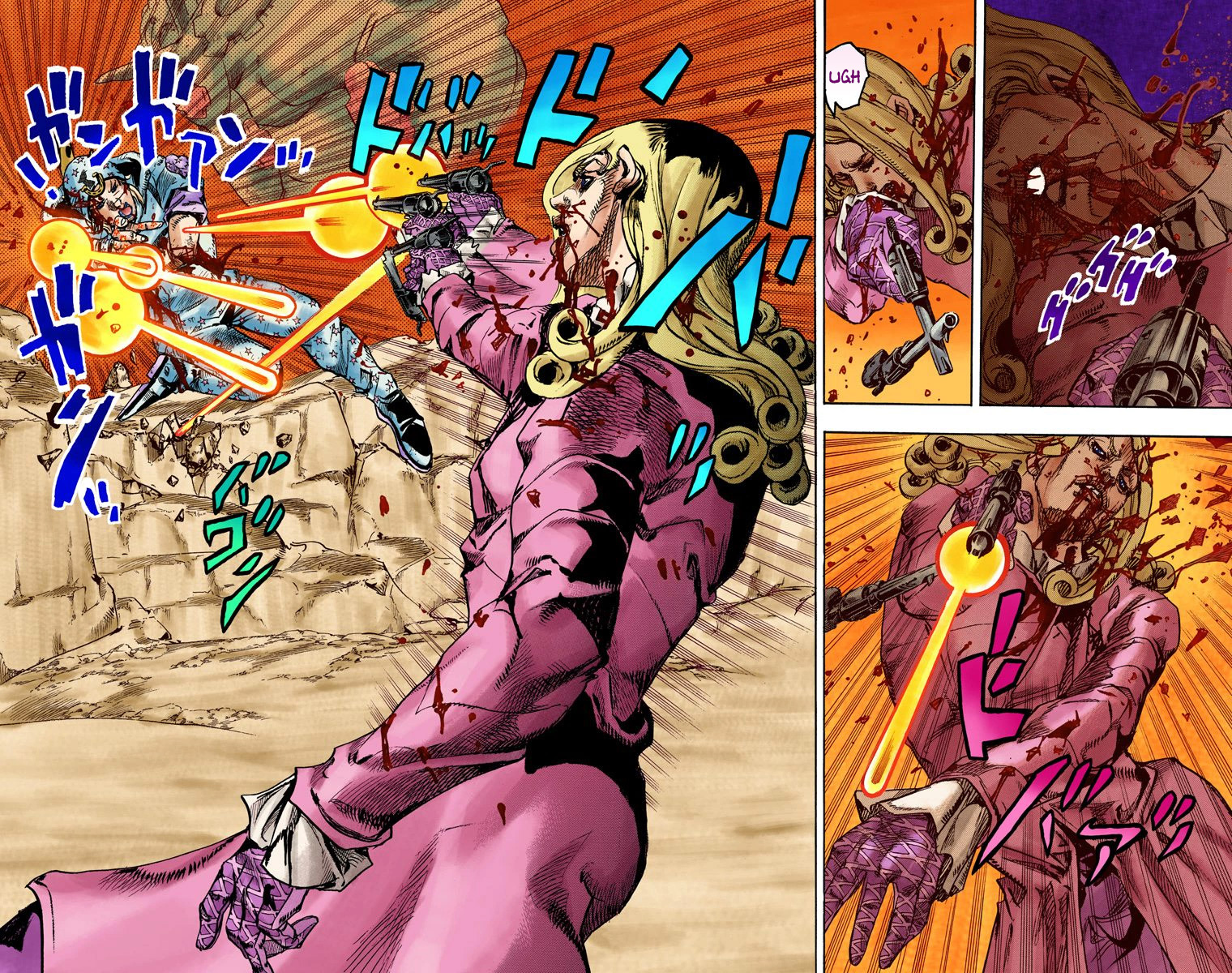 JoJo's Bizarre Adventure Steel Ball Run Colored Manga