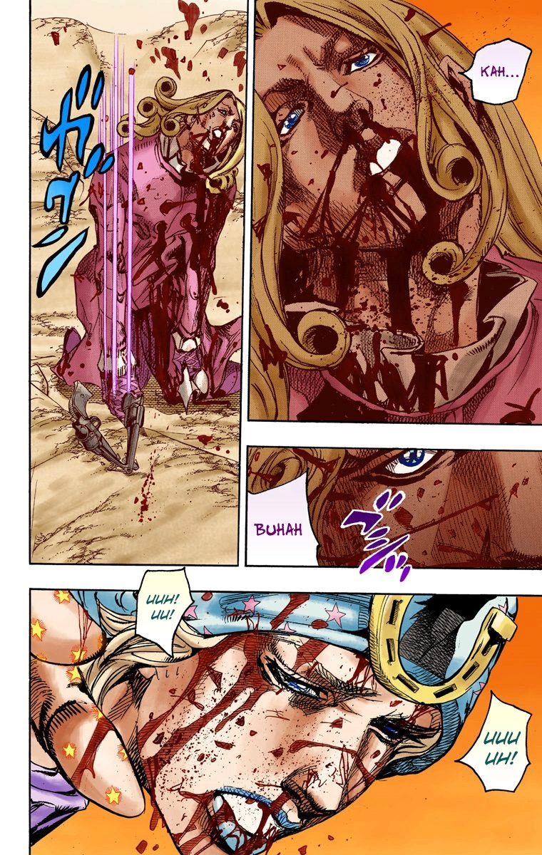 JoJo's Bizarre Adventure Steel Ball Run Colored Manga