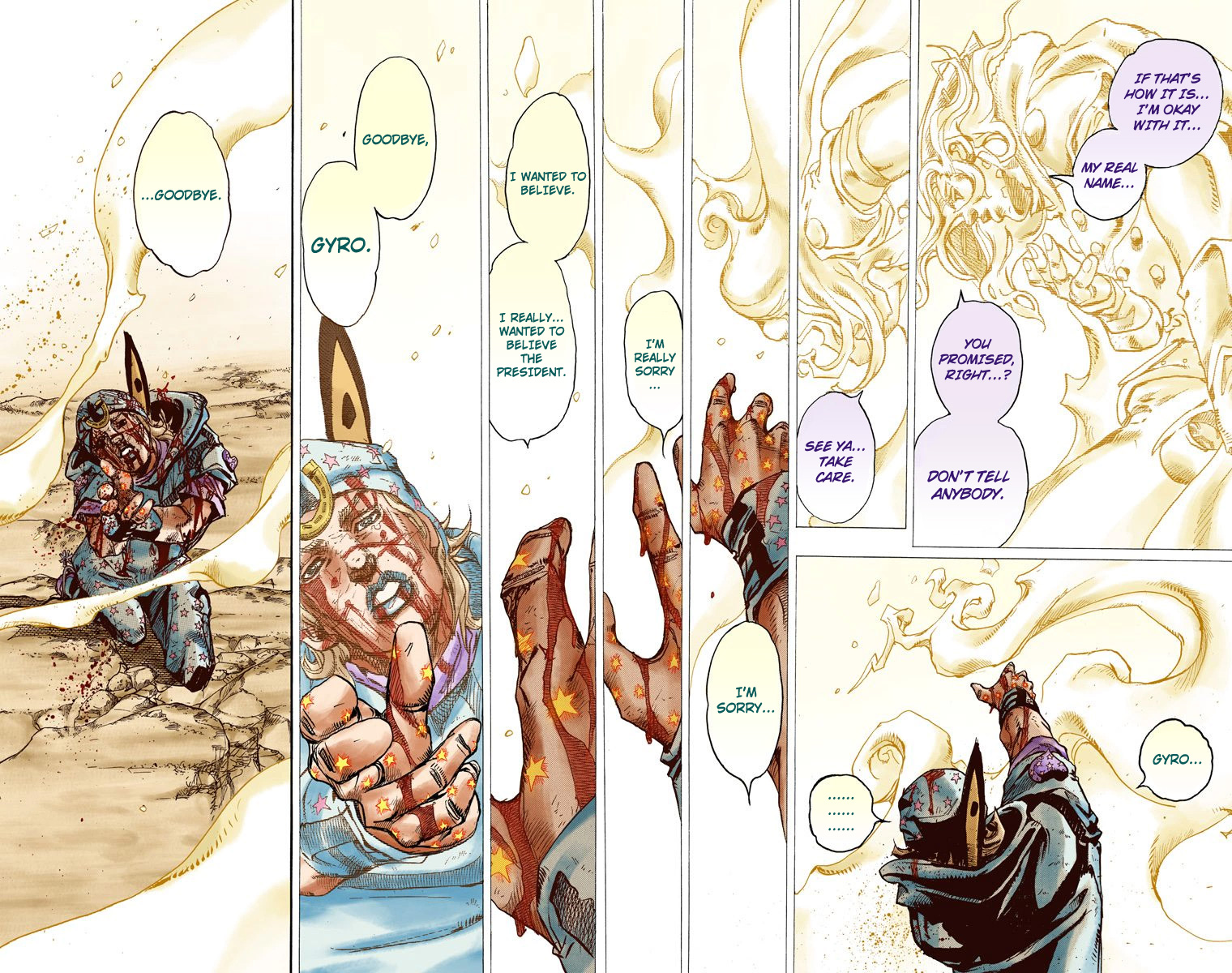 JoJo's Bizarre Adventure Steel Ball Run Colored Manga