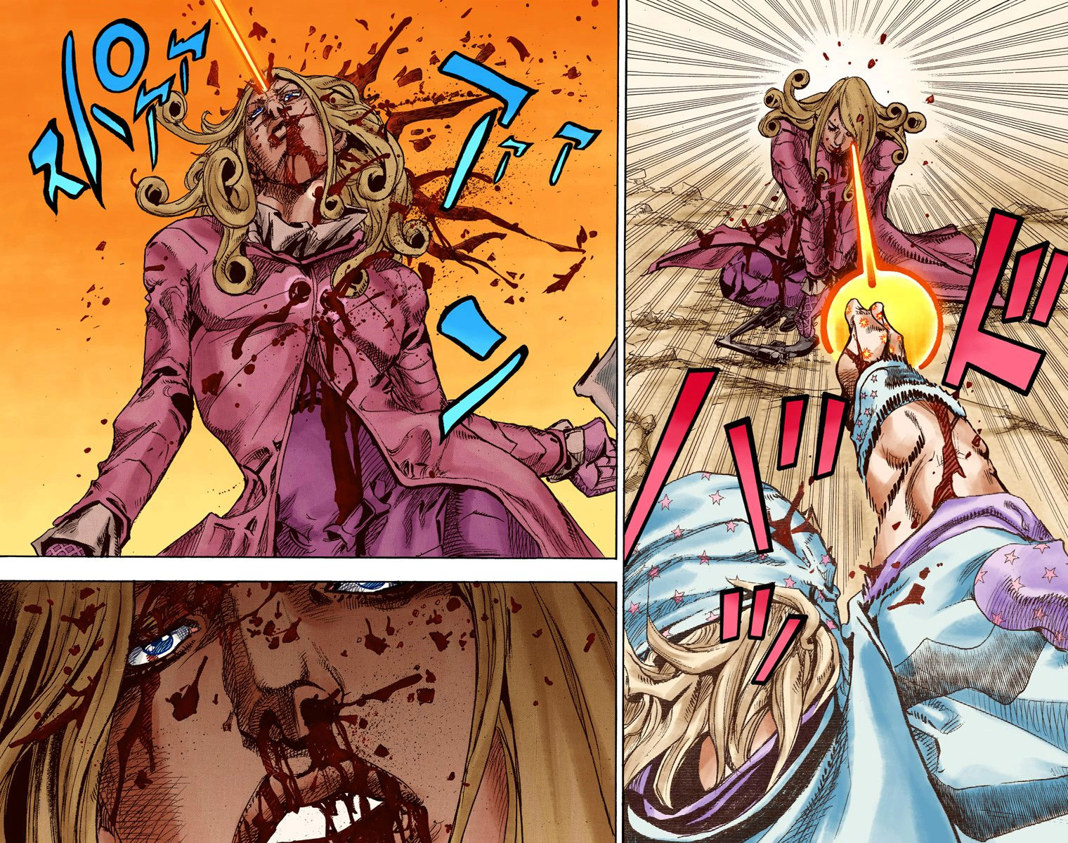 JoJo's Bizarre Adventure Steel Ball Run Colored Manga