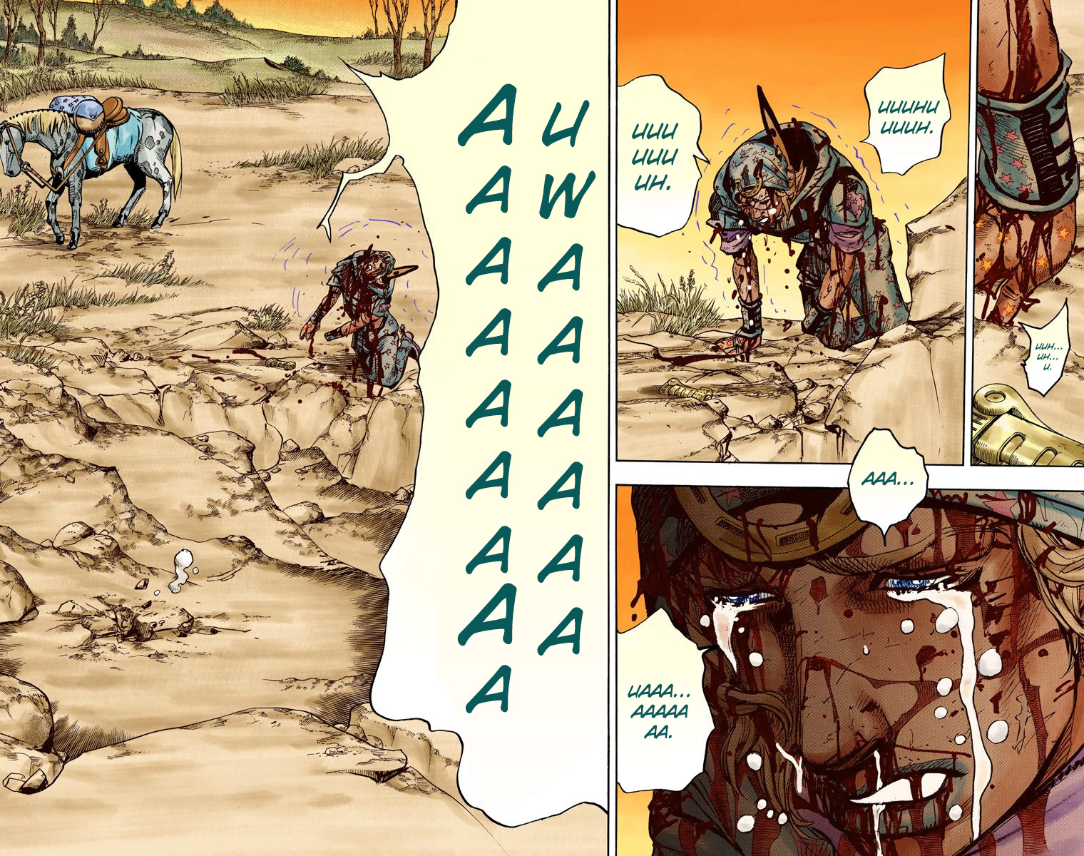 JoJo's Bizarre Adventure Steel Ball Run Colored Manga