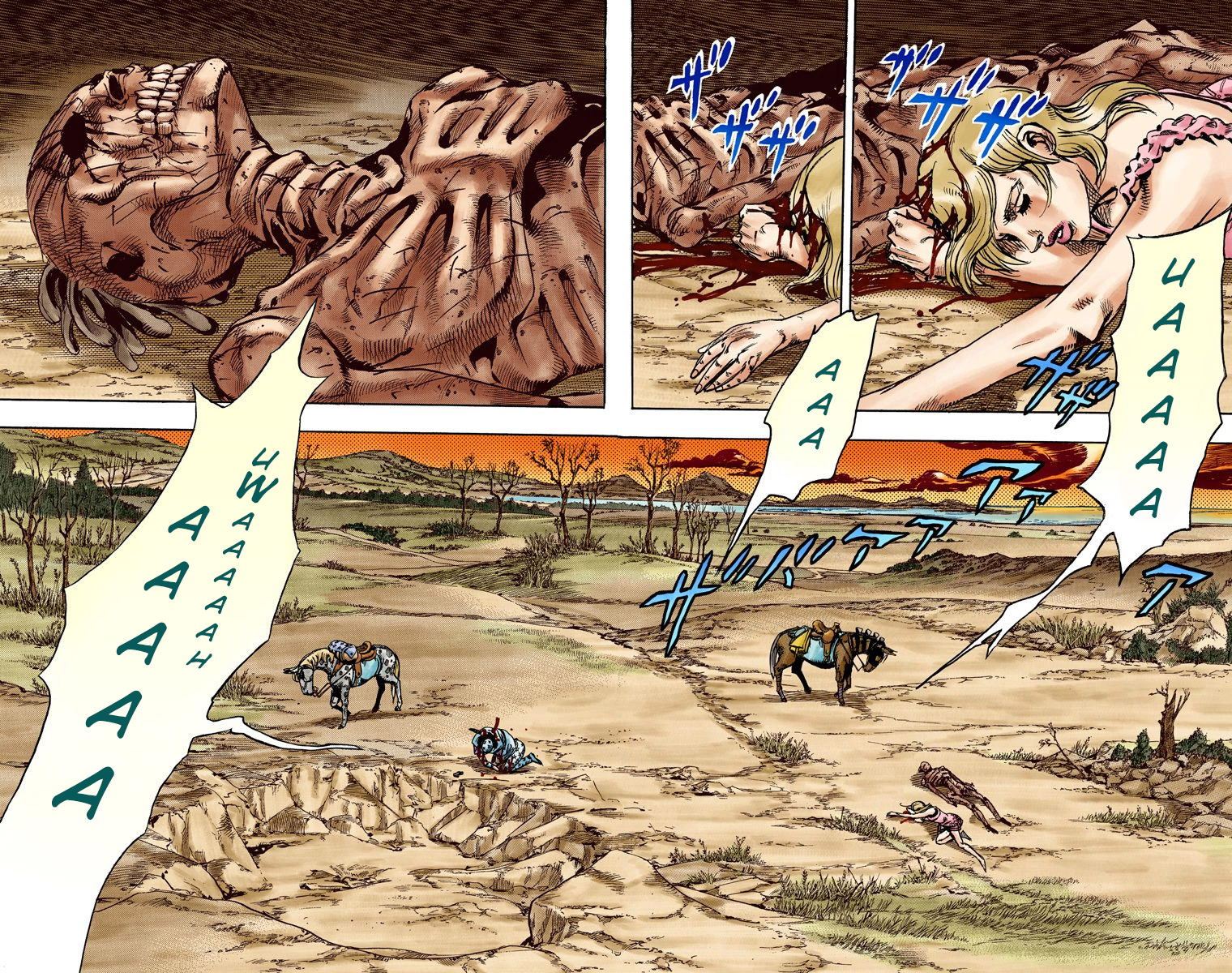 JoJo's Bizarre Adventure Steel Ball Run Colored Manga
