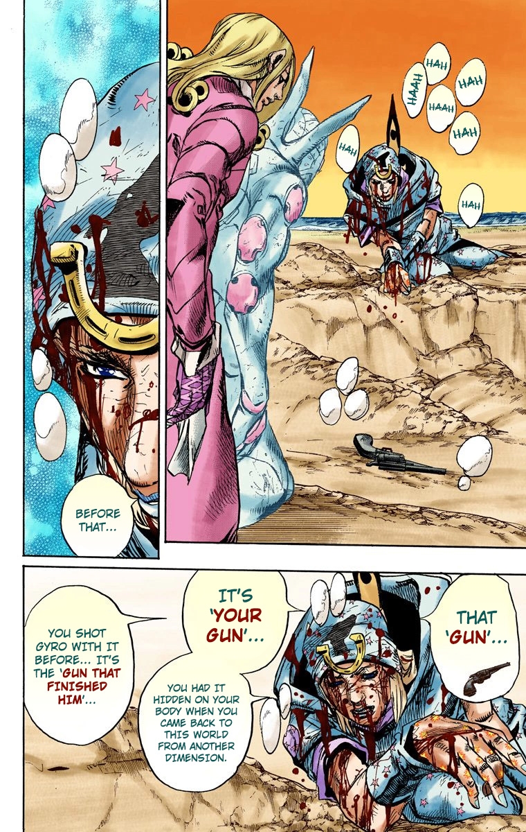 JoJo's Bizarre Adventure Steel Ball Run Colored Manga