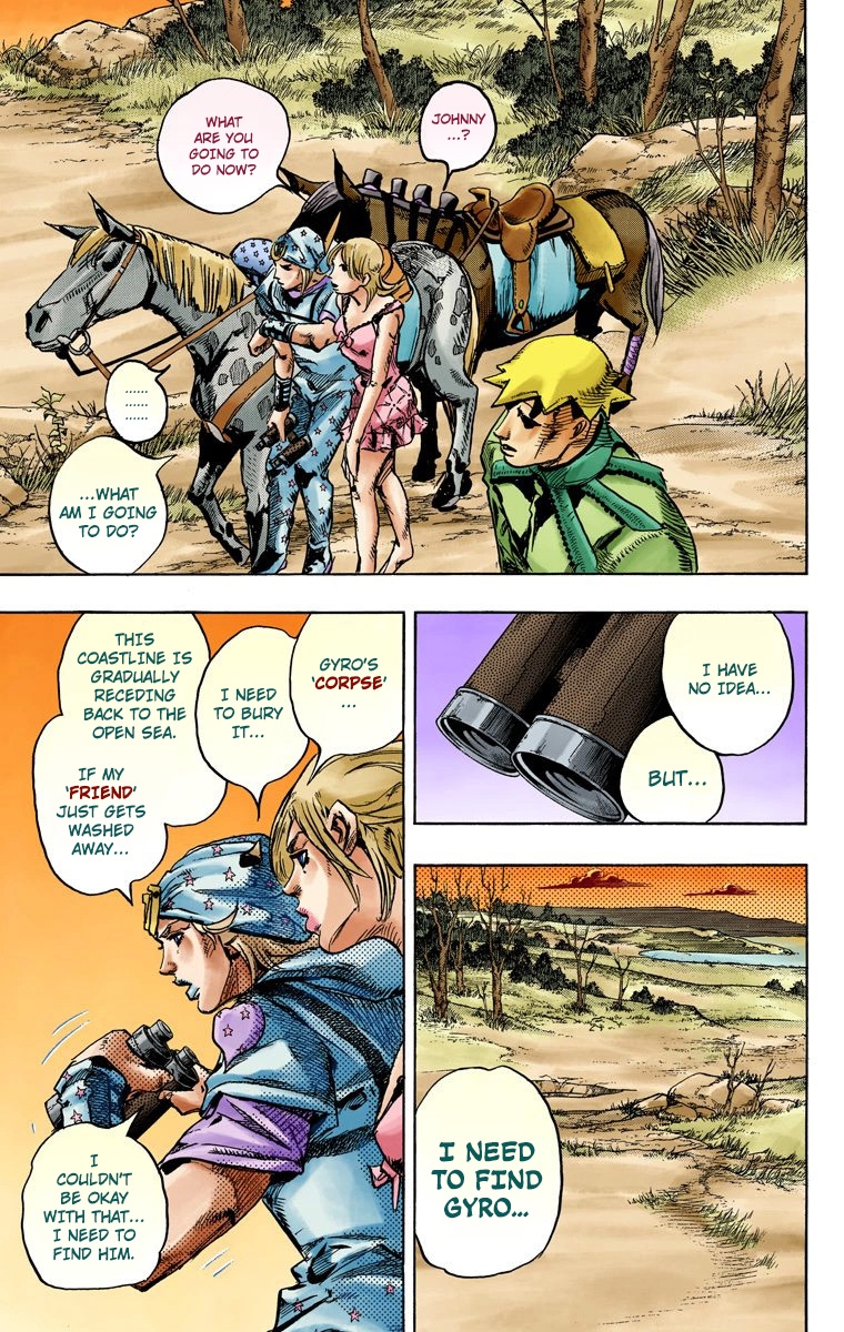 JoJo's Bizarre Adventure Steel Ball Run Colored Manga