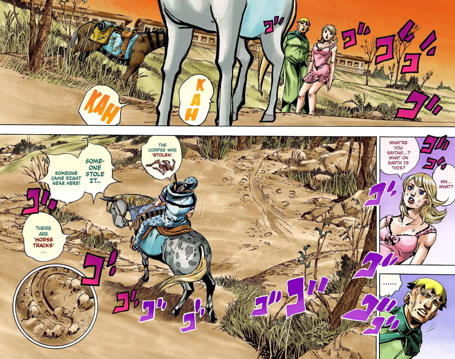 JoJo's Bizarre Adventure Steel Ball Run Colored Manga