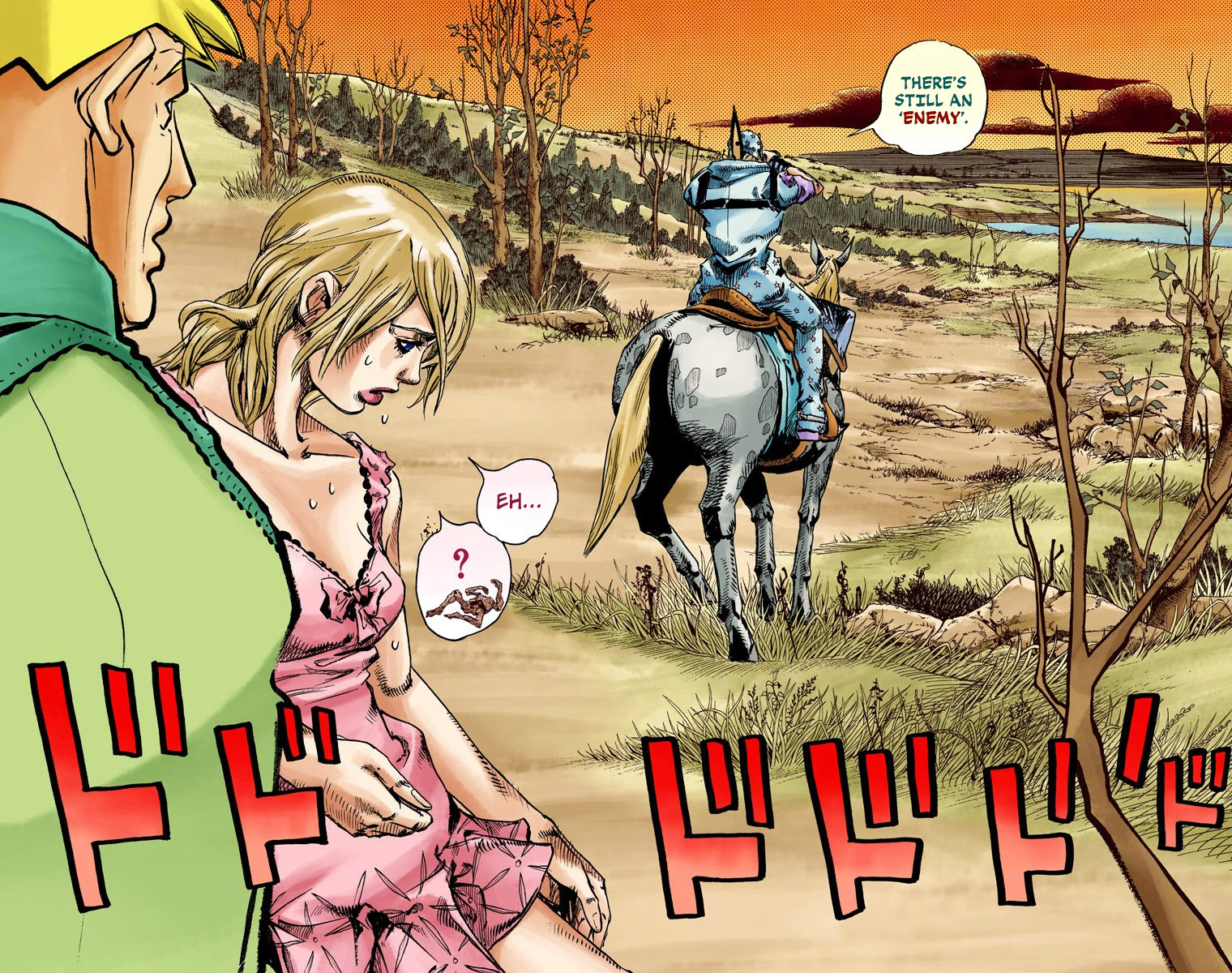 JoJo's Bizarre Adventure Steel Ball Run Colored Manga