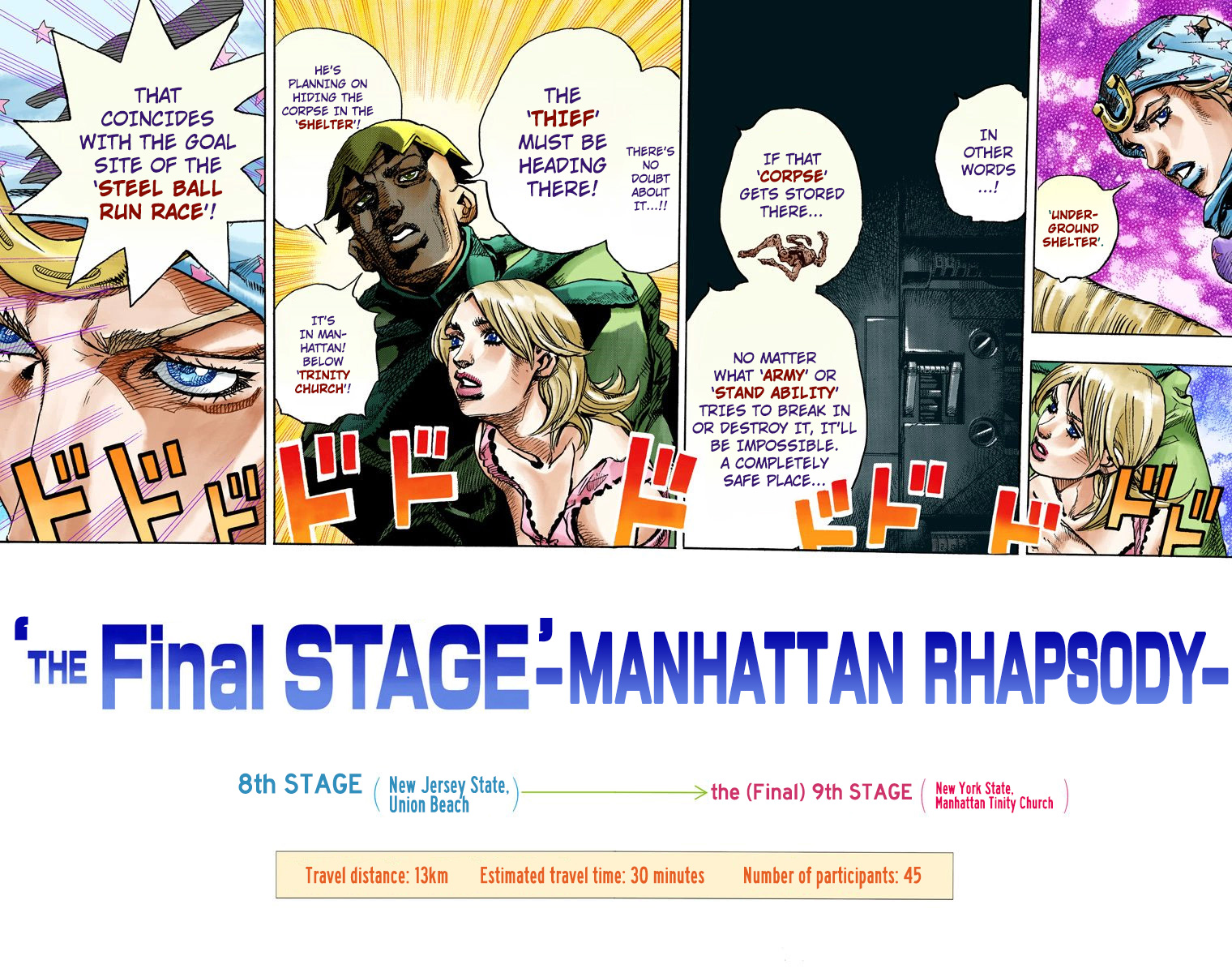 JoJo's Bizarre Adventure Steel Ball Run Colored Manga