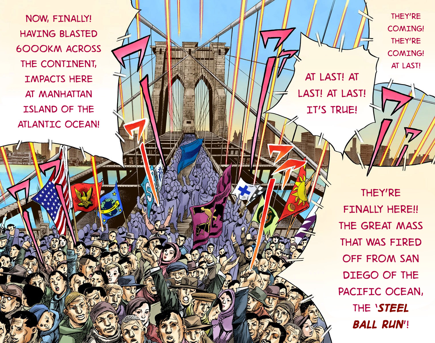 JoJo's Bizarre Adventure Steel Ball Run Colored Manga