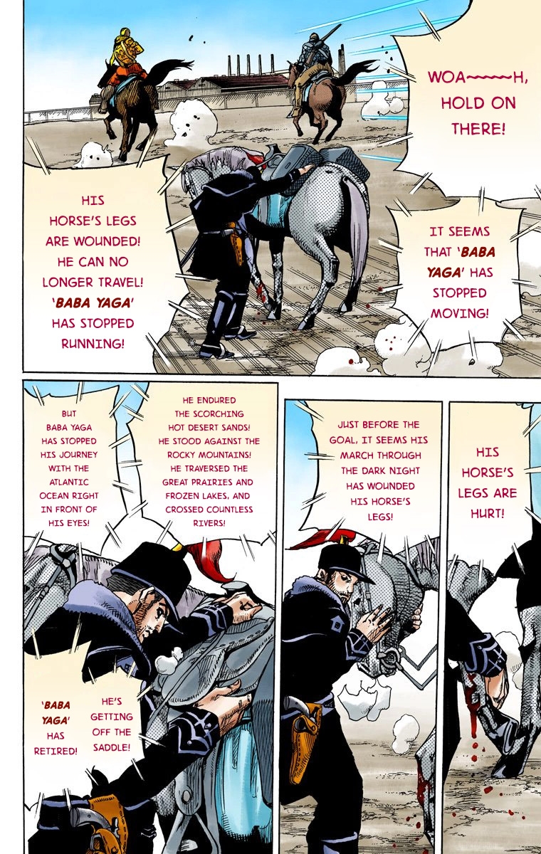 JoJo's Bizarre Adventure Steel Ball Run Colored Manga